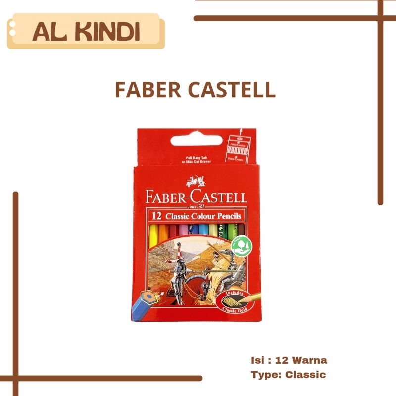 

Pensil Warna Faber castell 12 warna