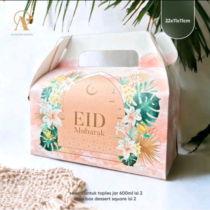 

Gable Box EID MUBARAK / 22x11x11 - Hampers lebaran box