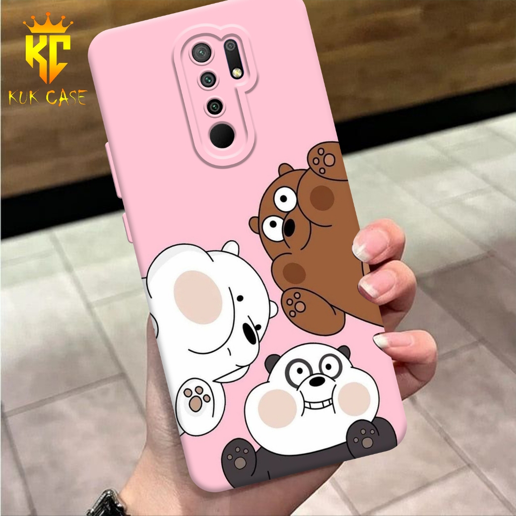 Case Motif REDMI 9 Aesthetic Bahan Softcase silicon Lentur - Skin /  Casing Handpone