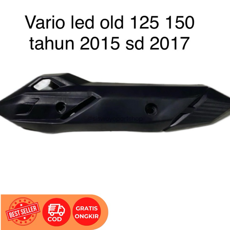 cover knalpot vario led 125 vario led 150 tahun 2015 sd 2017