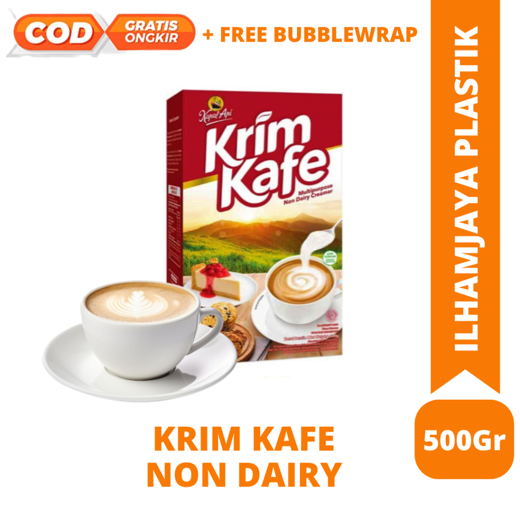 

Kapal api krim kafe non dairy creamer 500gr / krimer nabati 500gr