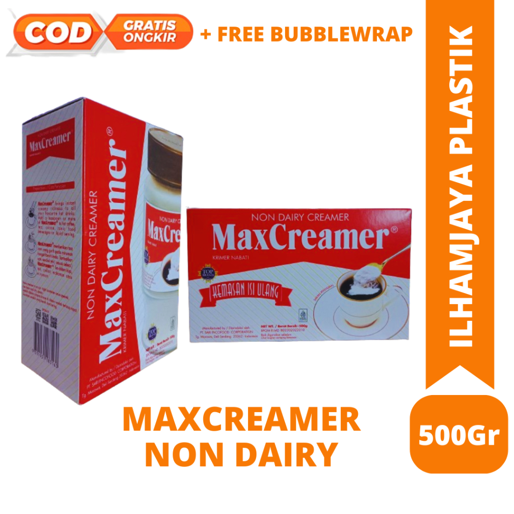 

MAXCREAMER Non dairy 500gr / krimer bubuk 500gr / creamer nabati