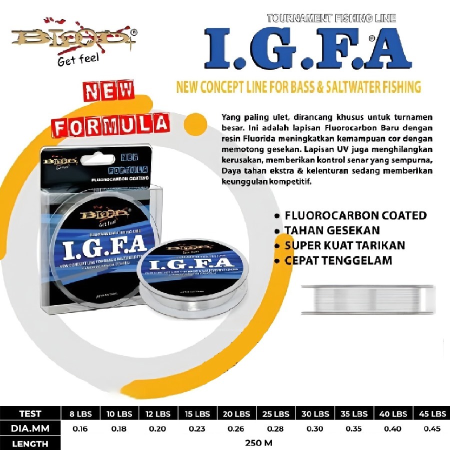 SENAR BLOOD IGFA 250 M