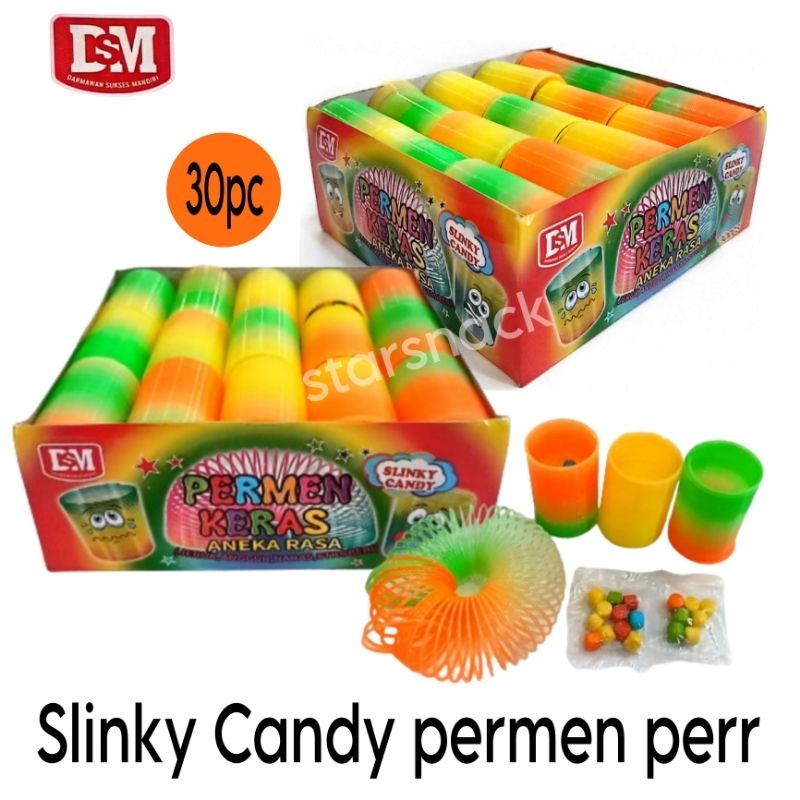

Slinky candy permen mainan perr isi 30pc