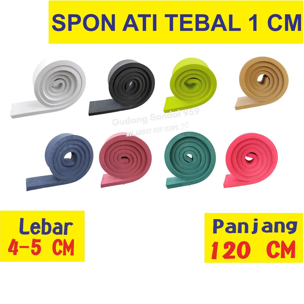 ( LIMBAH ) SPON ATI / BUSA ATI TEBAL 1 CM LEBAR 4-5 CM DAN PANJANG 110-120 CM BENTUK POTONGAN UNTUK