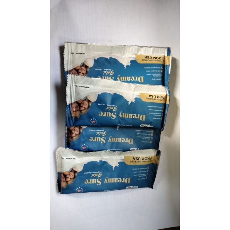 

4 SASET DREAMY SURE GOLD IMPORT USA SUSU UNTUK GANGGUAN TIDUR DAN INSOMNIA