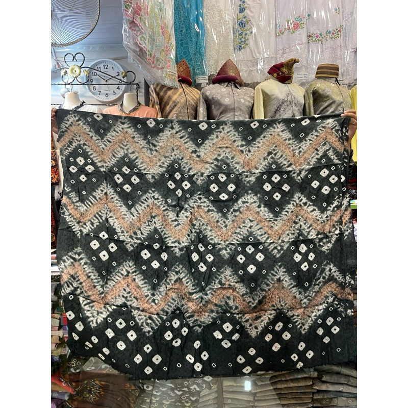 Bahan Kain Jumputan Lereng Khas Palembang | Bahan Viscose | Ukuran 2 m x 115 cm