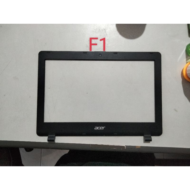 Frame LCD Depan Acer ES1-131 Normal Tested Seken Original [ back cover case kesing casing second ES1