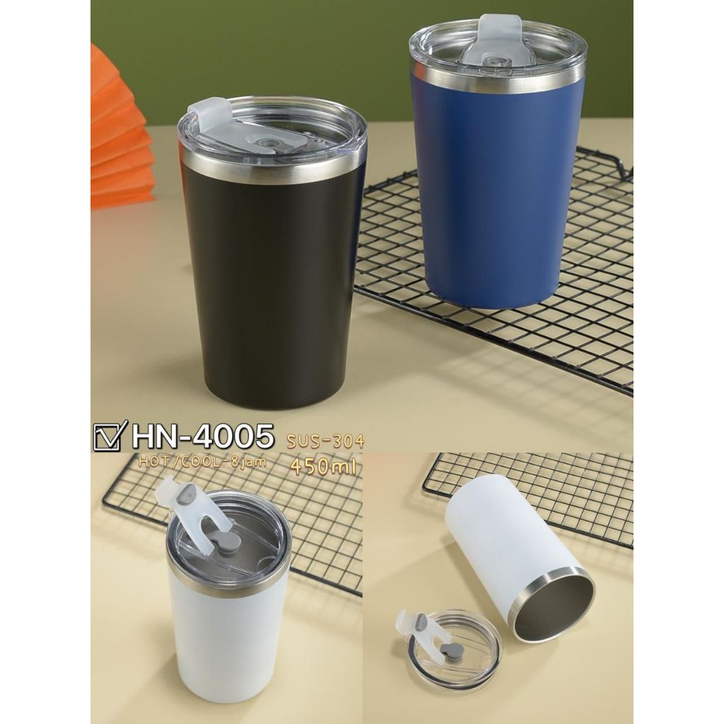 COFFEE CUP POLOS STAINLESS/TUMBLER COFFEE 450ML