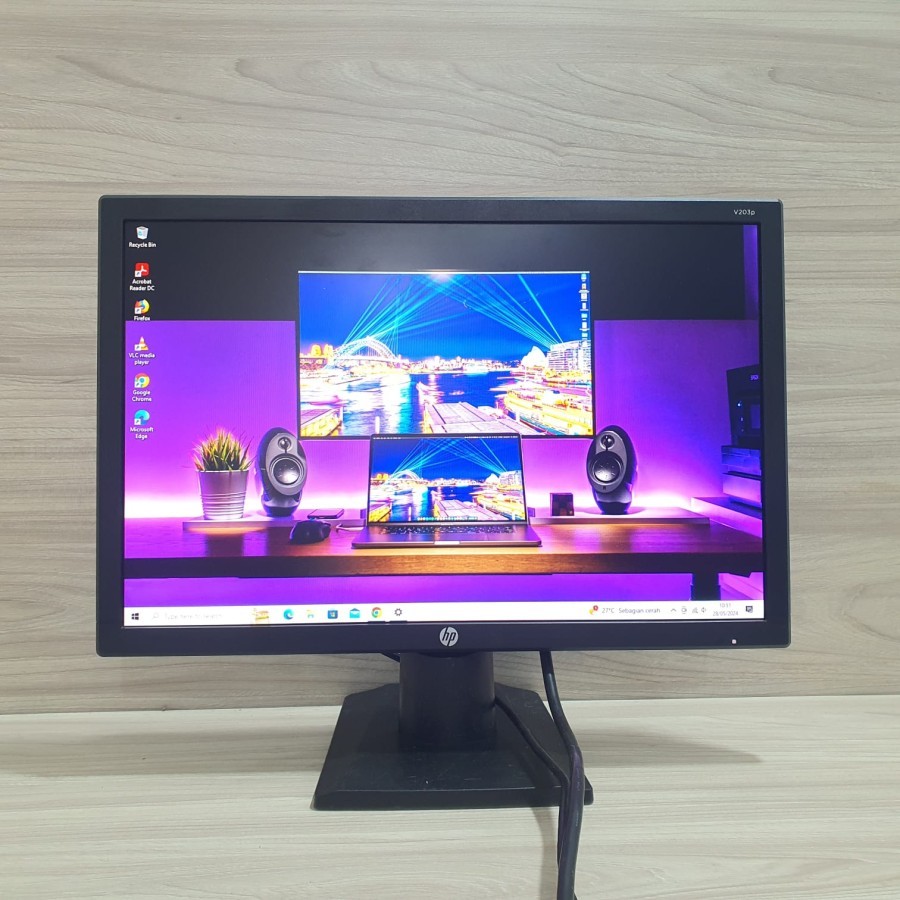 MONITOR NEW LED HP WIDESCREEN 20inc V203P