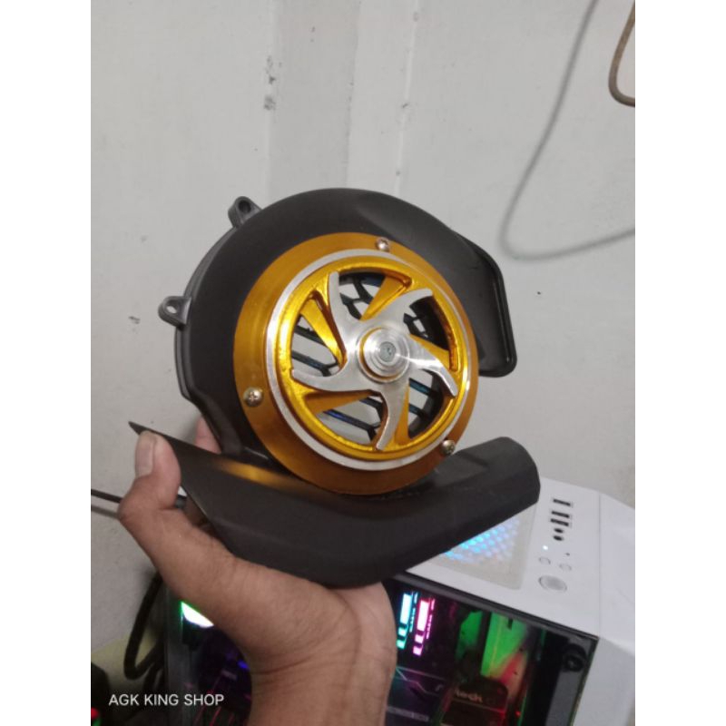 cover kipas tutup kipas set Spiner bintang gold Pnp Mio M3 fulset