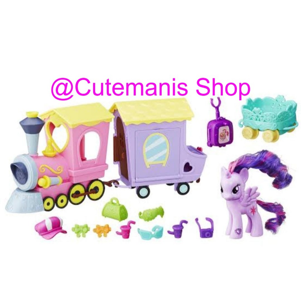 Mainnan Pajangan Figure My Little Pony Explore Equestria Friendship Express Train