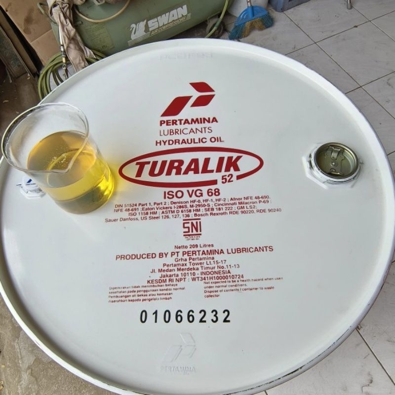 Oli hidrolik Turalik 48 ISO vg 46, Turalik 43 ISO vg 32,oli hidrolik 46,oli hidrolik 32 eceran kemas