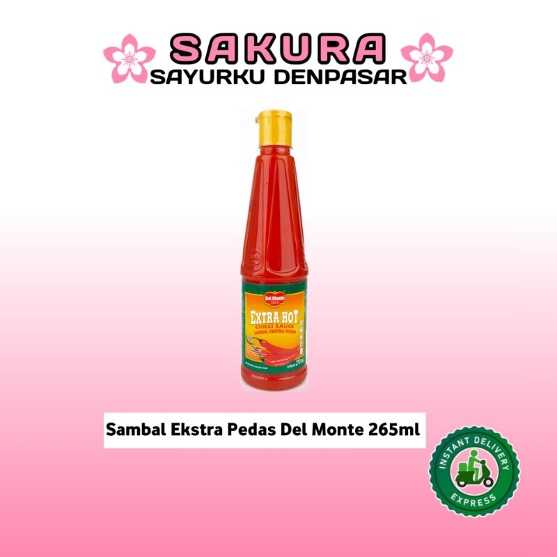 

Sambal Ekstra Pedas Del Monte 265ml - SAKURA