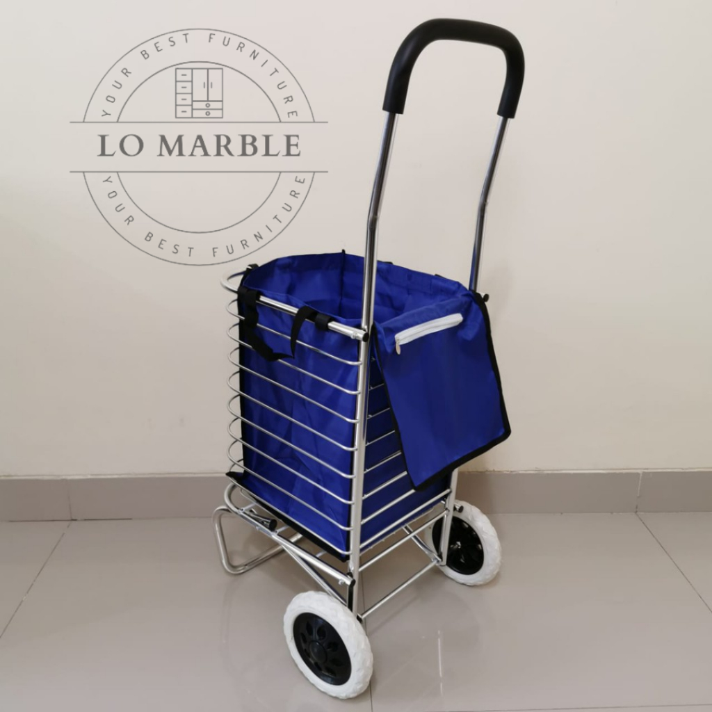 TYR Trolley Cart Aluminium Bag Trolly Keranjang Trolly Keranjang Lipat