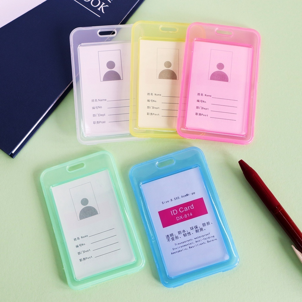 

gantungan tali id card tali 1.5cm ID Name Tag ID Card Holder Gantungan Kartu Nama Atau Panitia Acrylic Id Card 2 sisi Id Card Aluminium Kotak Tempat Kartu ID Elastis