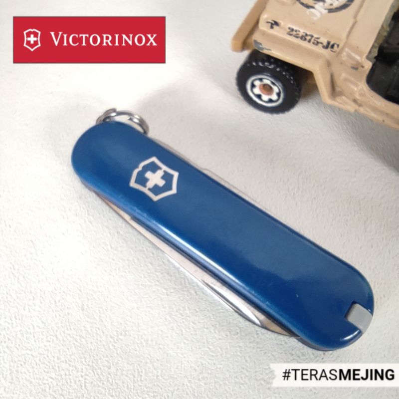 ™️| ☀️ VICTORINOX - Pisau Lipat Mini 6 cm /Blue