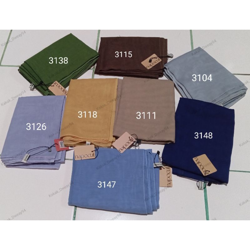 hijab paris polos napocut