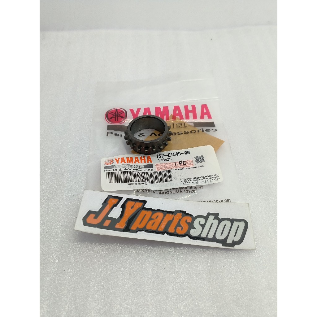 GIR GEAR GIGI SENTRIK RANTAI KETENG BAWAH KRUK KREK AS KIRI JUPITER MX 135 LAMA NEW 55S ORIGINAL YGP