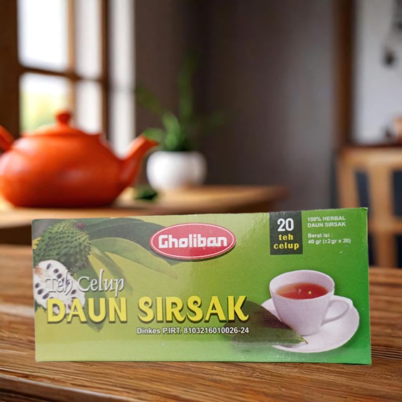 

Teh Celup Daun Sirsak Gholiban