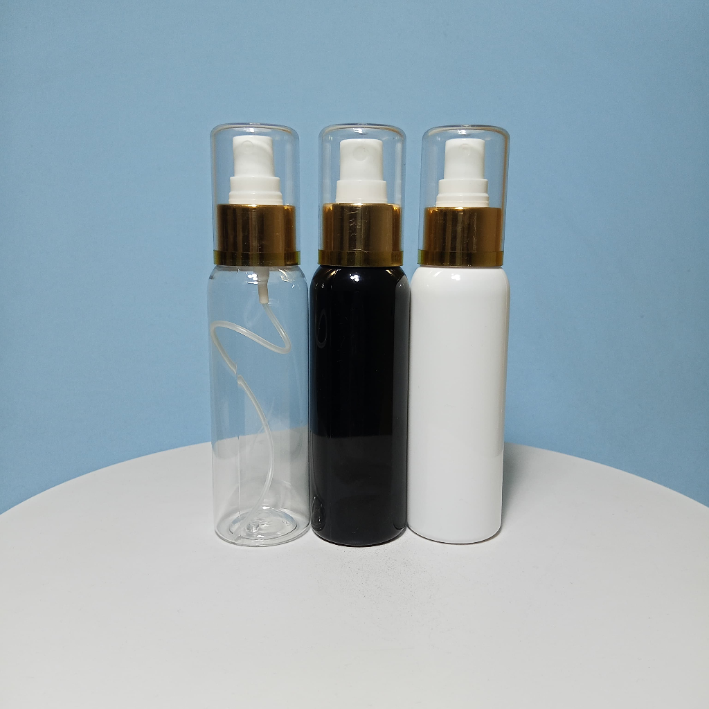 Botol Spray RF 100ml / Tutup Spray Gold Fullcap