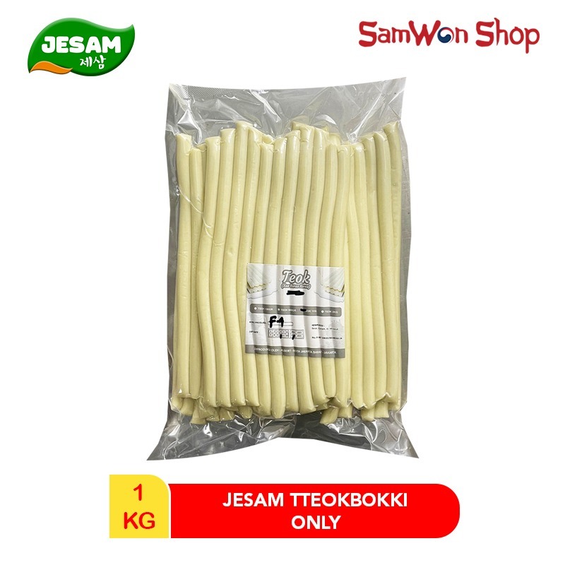 

JESAM TTEOKBOKKI ONLY FRESHLY MADE 1 KG - KOREAN RICE CAKE TOPOKKI TOKPOKI KUE BERAS KHAS KOREA