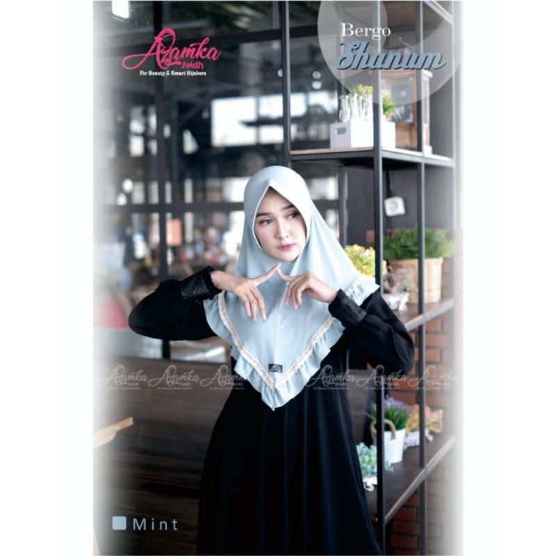 Azamka - Shanum Bergo - Jilbab Renda