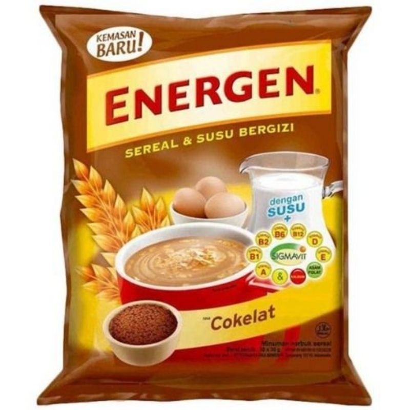 

energen sereal rasa coklat