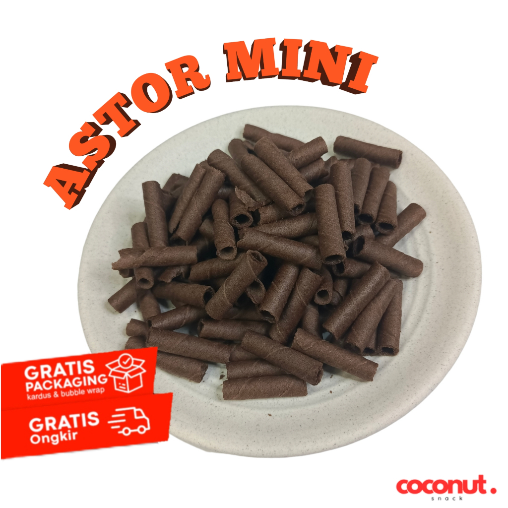 

Snack Astor Wafer Stick Roll Mini 250 Gram Murah Enak