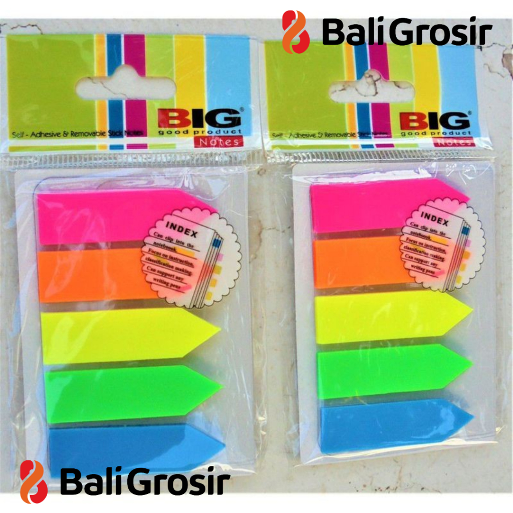 

BALI GROSIR - STICKY NOTE PANAH 5 WARNA BIG
