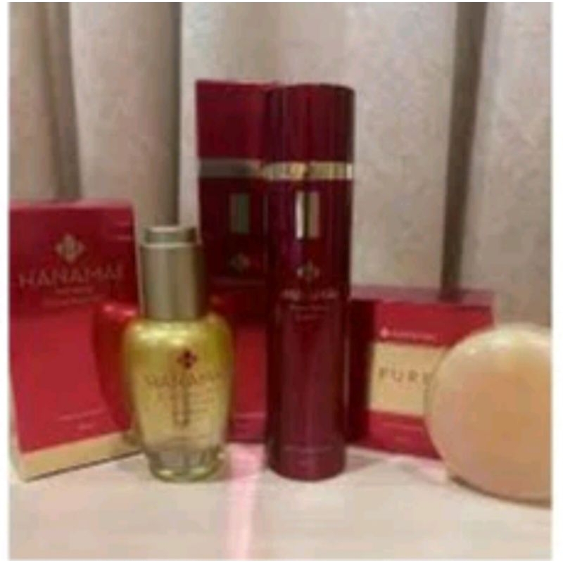 hanamai essential oil//pure radiant soap//slimming cream