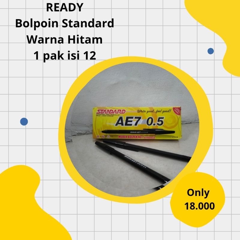 

Bolpoin standard warna hitam