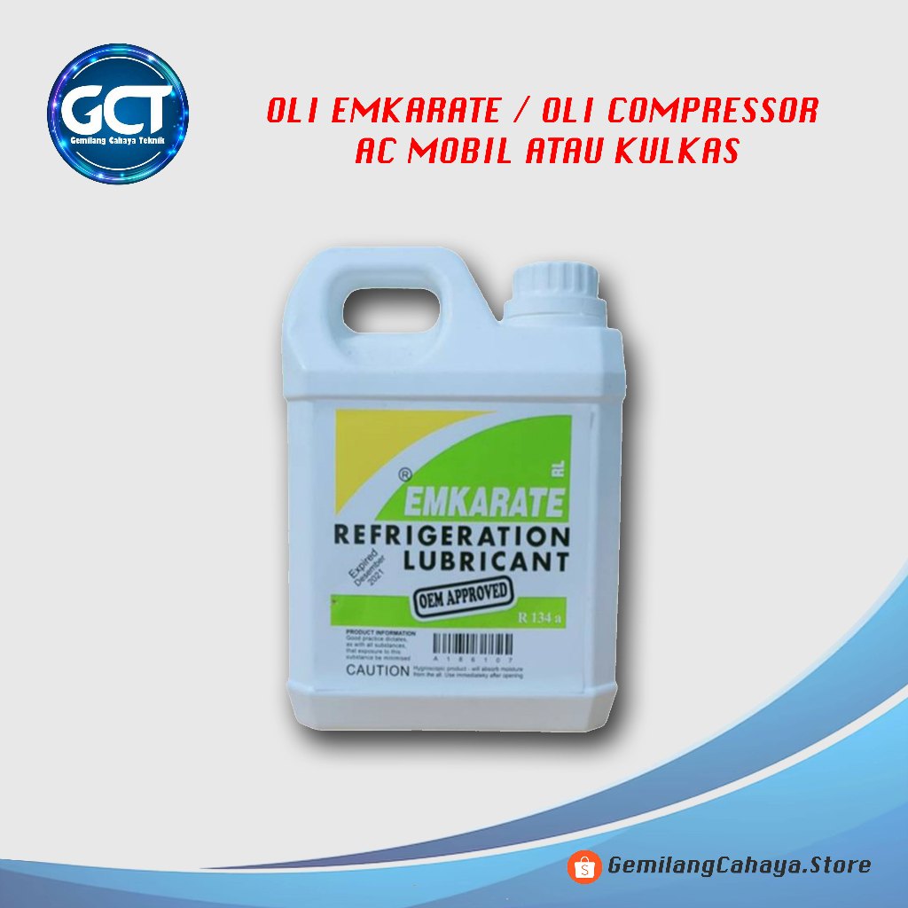 OLI EMKARATE / OLI COMPRESSOR AC MOBIL / KULKAS