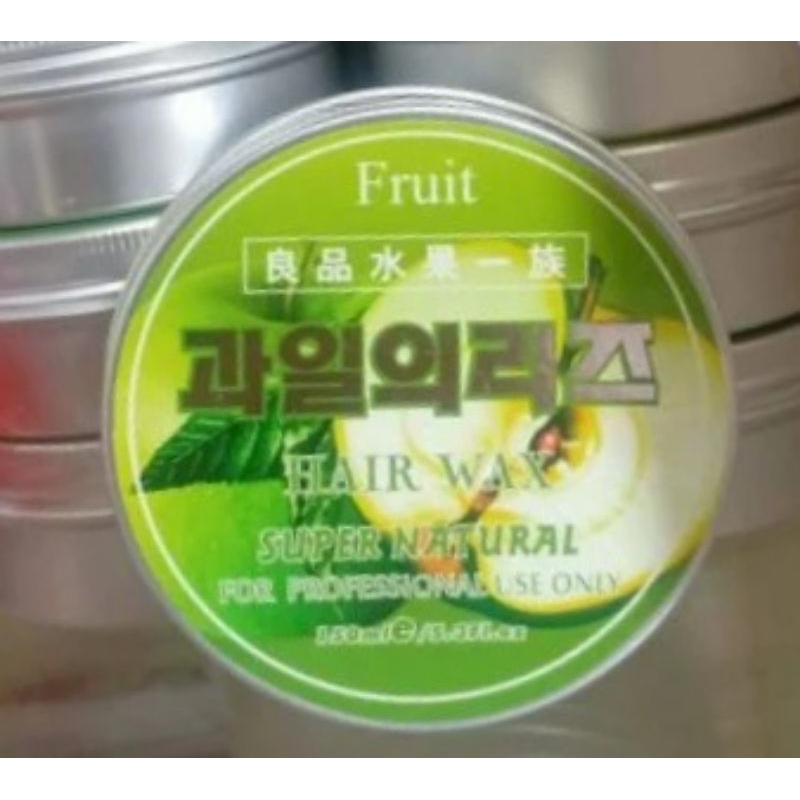 Pomade apel KOREA | Fruit SuperNatural 150ml | Hair styling Pomade waterbased | fruit hair wax