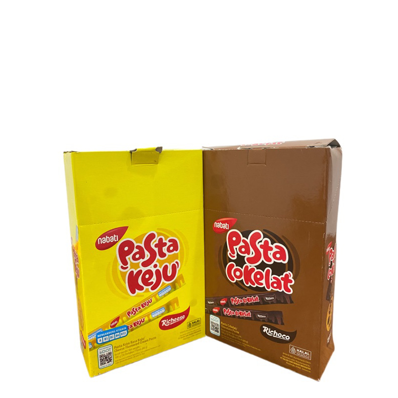 

Nabati Pasta Keju dan Coklat 1 Pak Isi 30 PCS