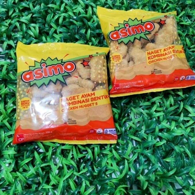 

Asimo Nugget Ayam Kombinasi Bentuk S - Berat 250 gr.
