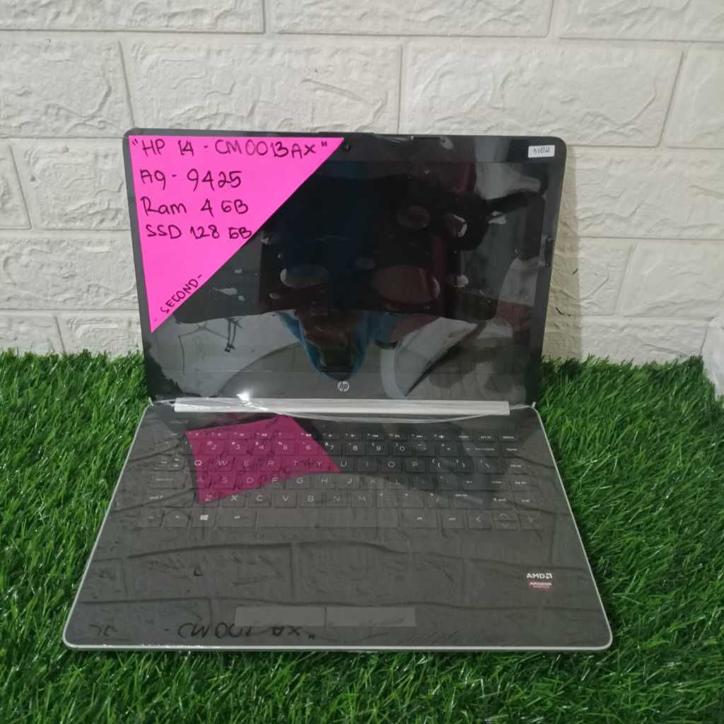 LAPTOP MURAH HP 14 - CM0013AX / A9 - 9425 / 4 / 128 (3102)