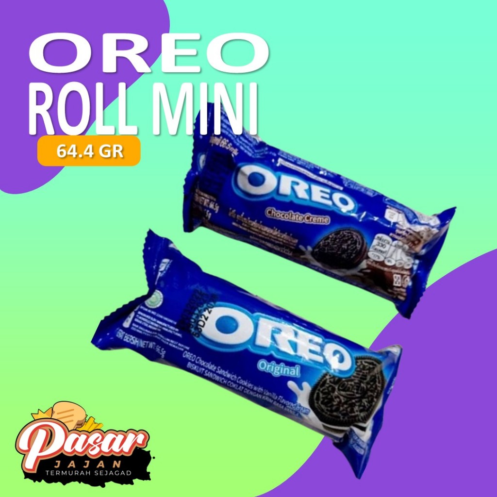 

Biskuit Oreo Sandwich Mini Roll - Netto 64.4gr dengan 2 pilihan rasa