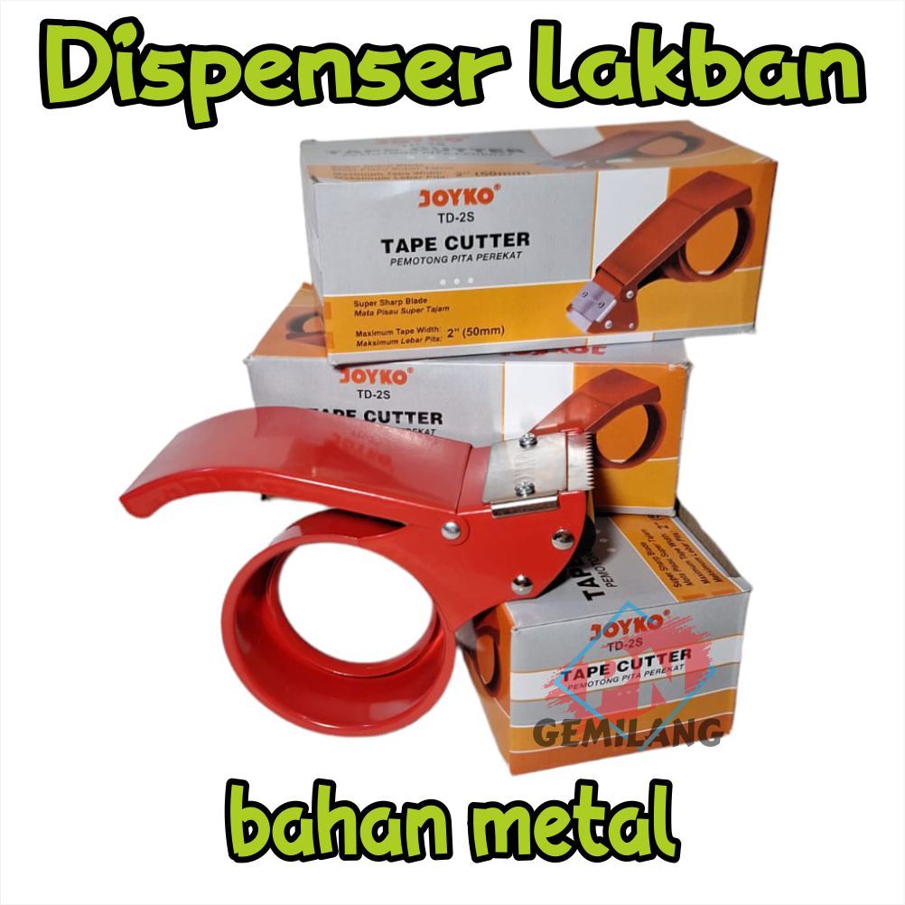 

CUTTER LAKBAN BAHAN METAL BESI / DISPENSER LAKBAN / TEMPAT LAKBAN / PEMOTONG LAKBAN