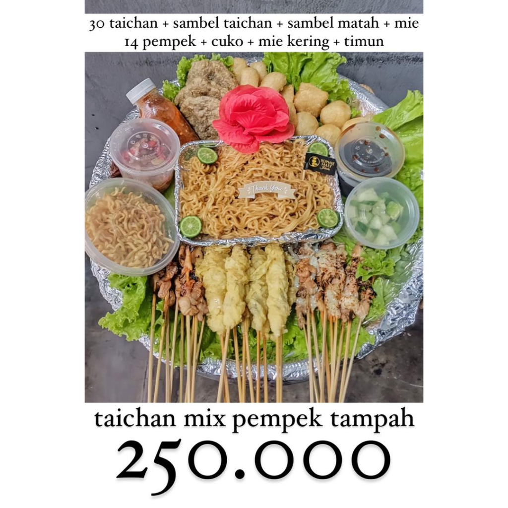 

Hampers Paket Taichan mix Pempek Tampah - Ready Setiap Hari - FREE TOPPER dan GIFT CARD