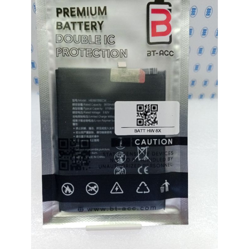 BATERAI HUAWEI HONOR 5T / HONOR 8X / P10 PLUS / MATE 20 LITE / HONOR PLAY / NOVA 3 / NOVA 4 HB386589