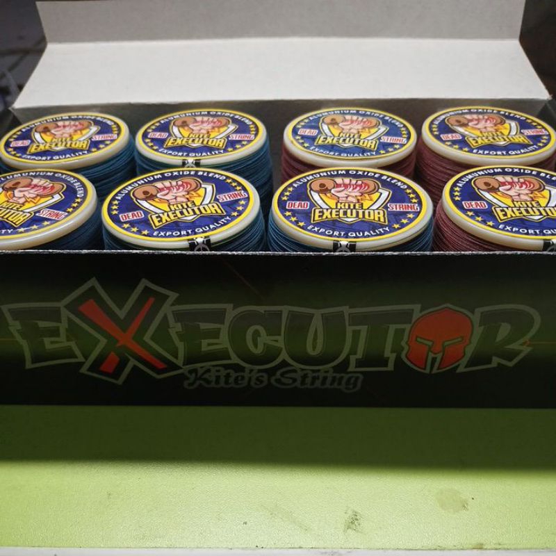 [grosir 8klos ] [[KHUSUS GROSIRAN]] KITE EXECUTOR MATOT - Senar Gelasan Matot  Gold 023-2000 yard