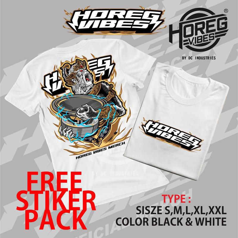 Kaos Horeg Vibes Speaker Magnet / Baju Distro Horeg Vibes / Atasan pria wanita