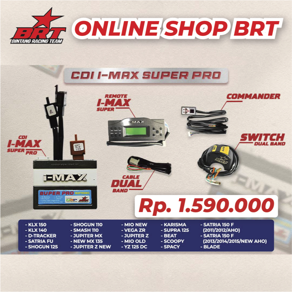 CDI BRT IMAX SUPER PRO 26 STEP + REMOTE YZ 125 DC