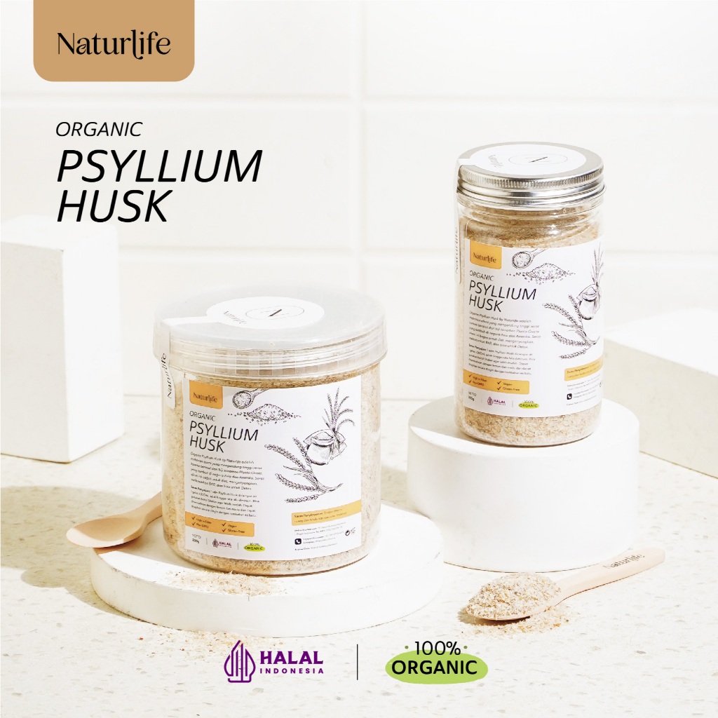 

23bagusmenshop - Psyllium Husk Serbuk Fiber Drink Minuman Serat Alami Tinggi Fiber Detox Pencernaan