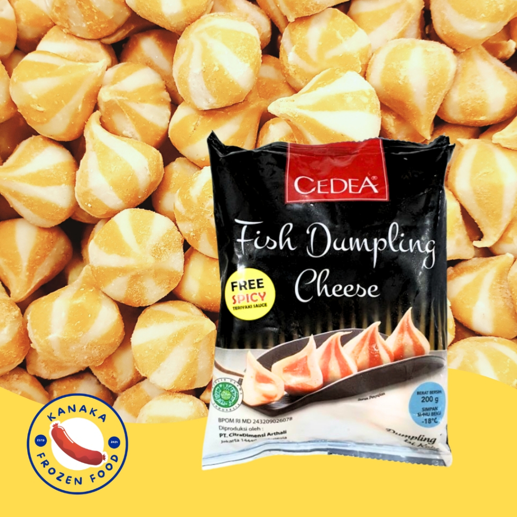 

Cedea Fish dumpling cheese 200 gram kanaka frozen food