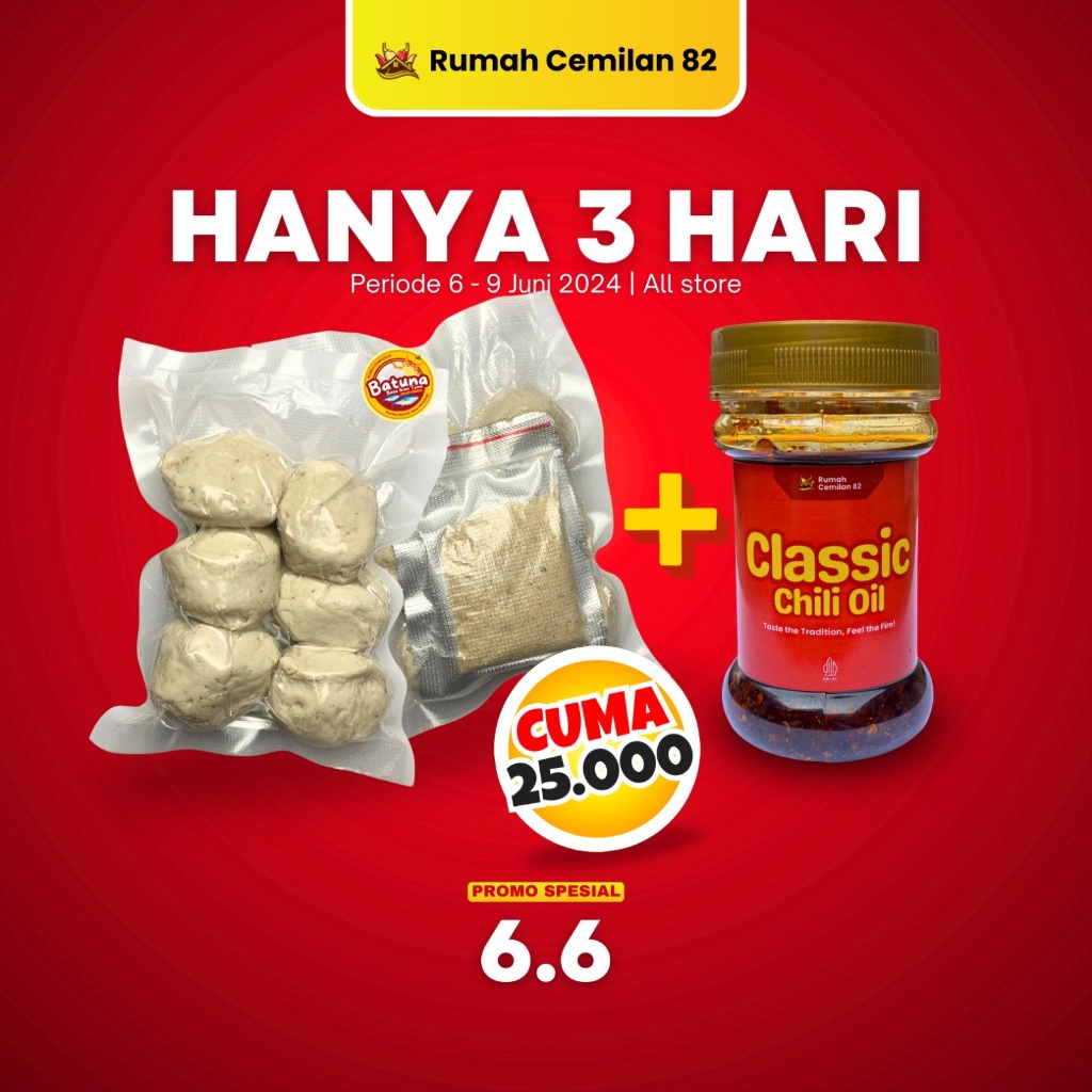 

Promo 6.6 chili oil gratis batuna