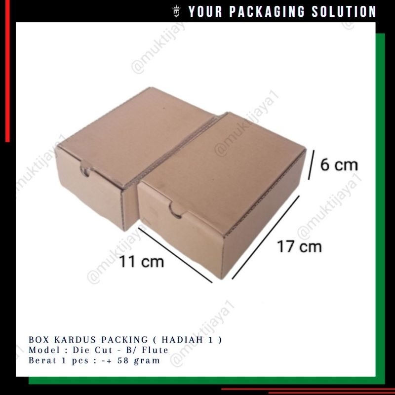 

BOX HADIAH 1 • 11x17x6cm LD • Kotak/ Kardus/ Packing