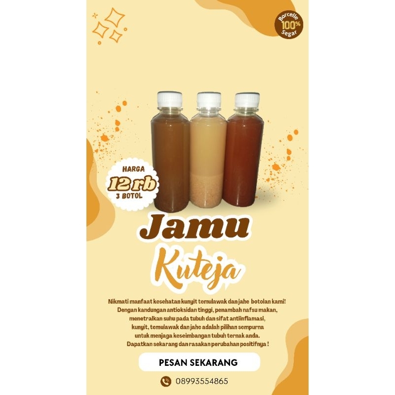 

JAMU AYAM KUTEJA (KUNIR TEMULAWAK JAHE) || JAMU BEBEK || JAMU KAMBING || UNGGAS|| RUMINANSIA|| JAMU SAPI || JAMU KELINCI