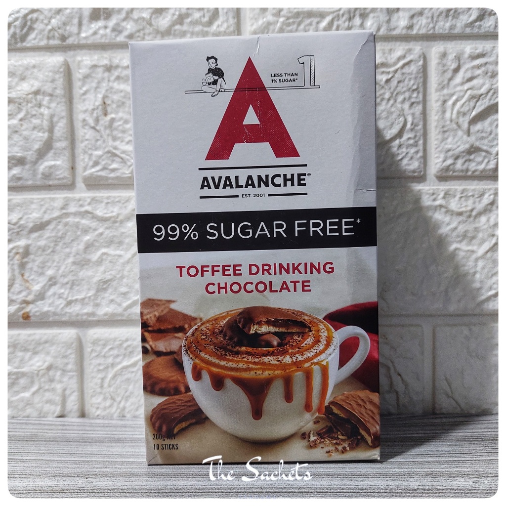 

Avalanche 99% Sugar Free Toffee Drinking Chocolate Sachet